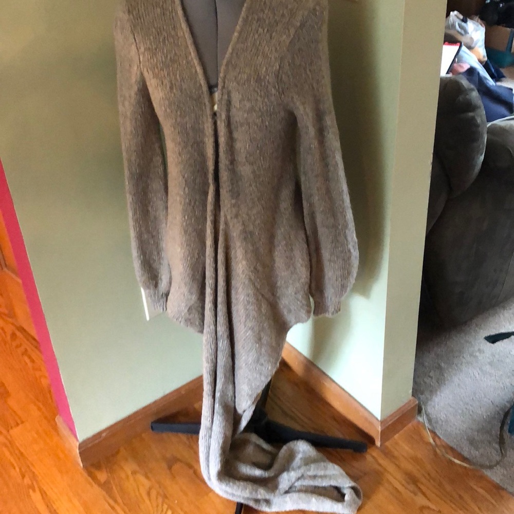 A sweater wrap